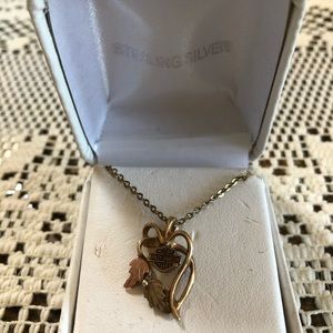 18” Black Hills Gold/Harley Davidson Necklace.